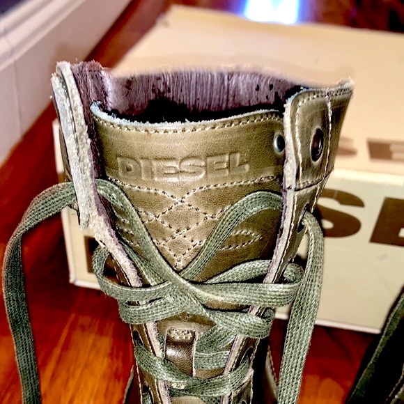 COPY - Diesel Mens Cassidy Combat boot - Picture 3 of 7